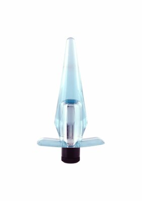 Compact Vibrating Buttplug - Transparent