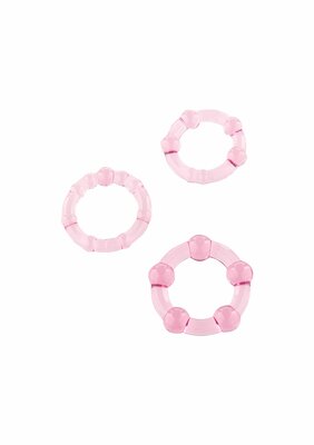 Stay Hard - Three Rings - Pink
