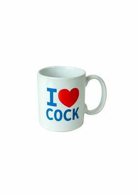 I Love Cock Mug - Black