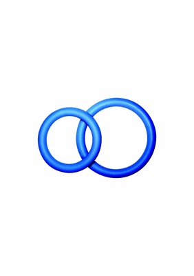 POTENZduo ring Medium - Blue