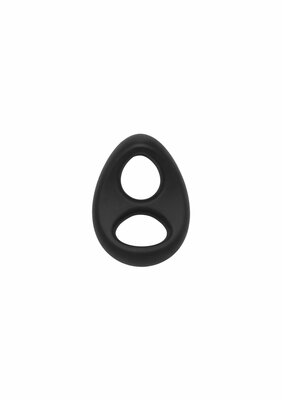 Soft Silicone Stallion C-Ring - Black