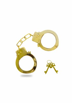 Metal Handcuffs - Gold