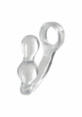 Power Plug & Penisring - Transparent