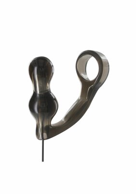 Power Plug & Penisring Vibr. - Grey