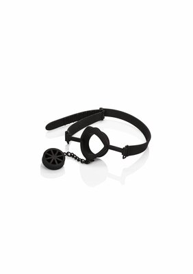 Scandal Silicone Stopper Gag - Black