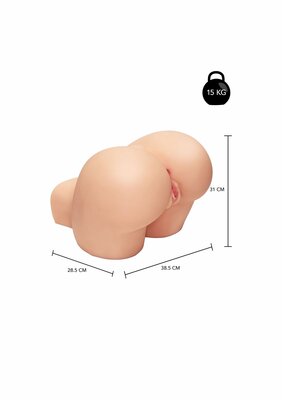 Screw My Nasty Fuckholes 15kg - Light skin tone