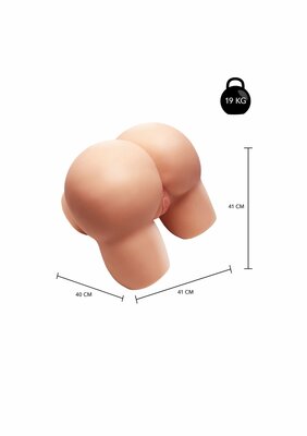 Fabulous Fat Mega Ass 19kg - Light skin tone