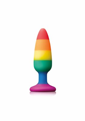 Pleasure Plug Rainbow Medium - Multicolor