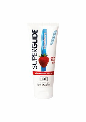 Edibles Superglide Lube 75ml - Strawberry