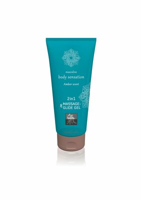 2-in-1 Massage & Glide Gel - Amber