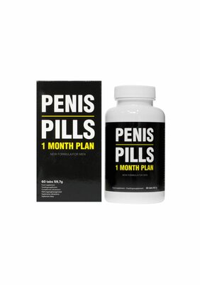 Penis Pills 1 month plan 60pcs - Natural