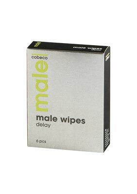 Male Wipes Delay 6X 25ml - Transparent