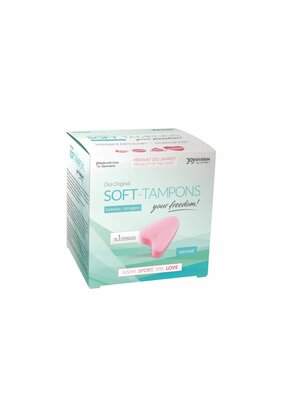 Soft Tampons Normal, Box of 3 - Natural