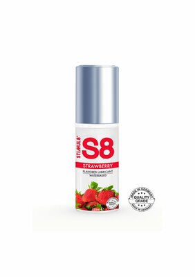 S8 WB Flavored Lube 125ml - Strawberry