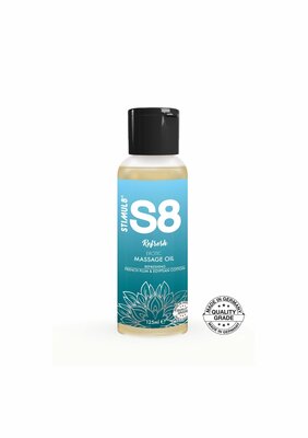 S8 Massage Oil 125ml - French Plum & Egyptian Cotton