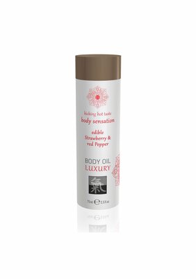 Luxury Edible Body Oil - Strawberry