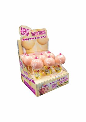 Boobie Pop Display 9 Pcs - Light skin tone