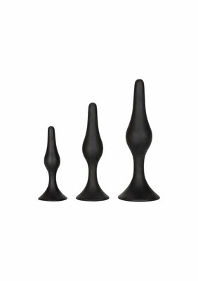 Silicone Anal Starter Kit - Black
