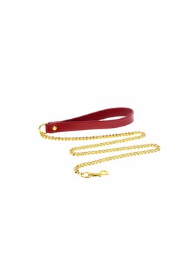 Chain Leash - Red