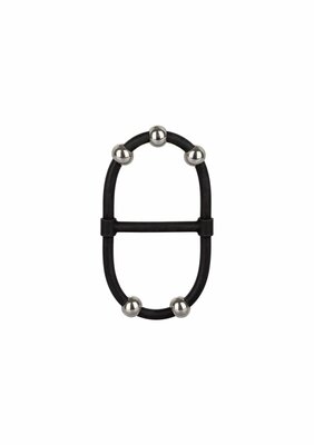 Beaded Dual Silicone Maximizer - Black