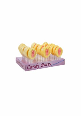 Candy Pussy Lollipop 24pcs - Pink