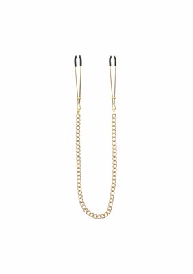 Tweezers With Chain - Gold