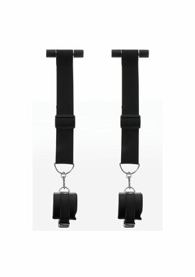 Door Bars and Wrist Cuffs - Black