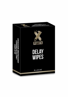 Delay Wipes 6pcs - Natural