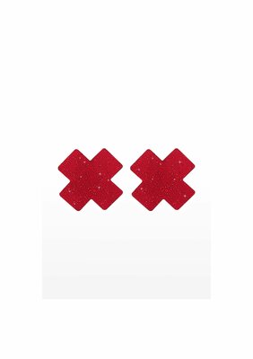 Nipple X Covers - Red