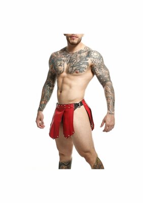 DNGEON Roman Skirt - Red