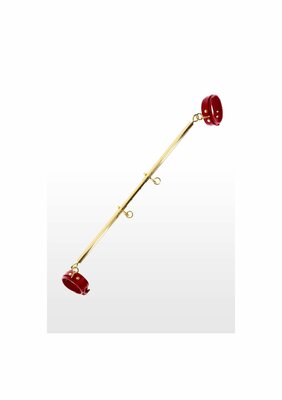 Spreader Bar with Ankle Cuffs - Red