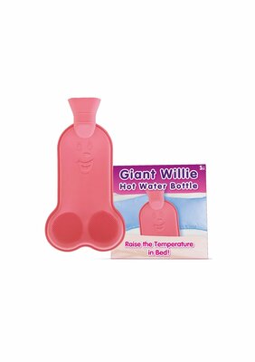 Giant Willie Hot Water Bottle - Pink