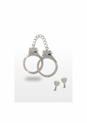 Diamond Wrist Cuffs Silver - Silver