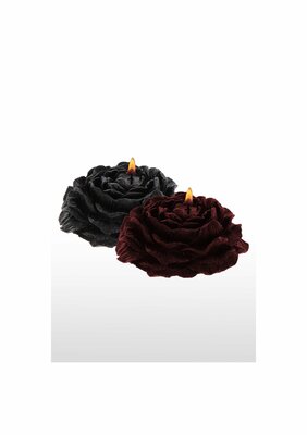 Rose Japanese Drip Candle 2pcs - Red
