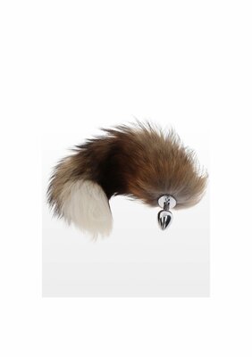 Foxtail Buttplug - Silver