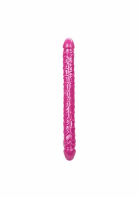 Size Queen Double Dong 17 Inch - Pink