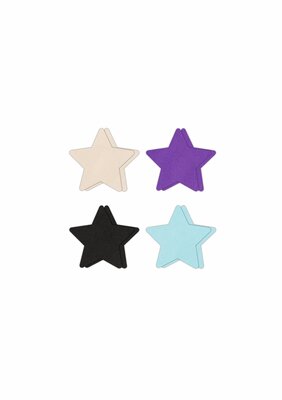 Pasties Star I Assorted 4 Pair - Assortment