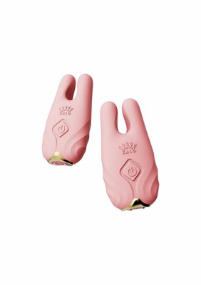 Nave Vibrating Nipple Clamps - Pink
