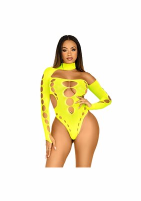 Seamless Thong Back Bodysuit - Yellow