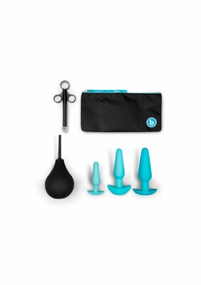 B-Vibe Anal Education Set - Blue