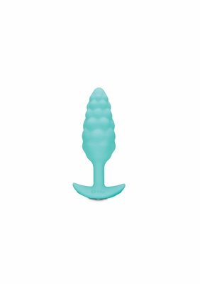 B-Vibe Bump Texture Plug - Aqua