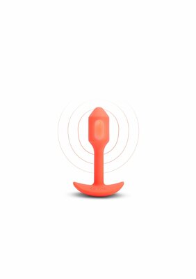 B-Vibe Vibrating Snug Plug S - Orange