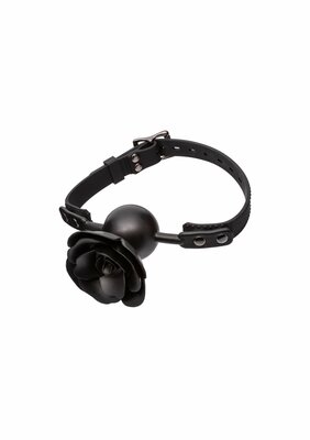 Removable Rose Gag - Black