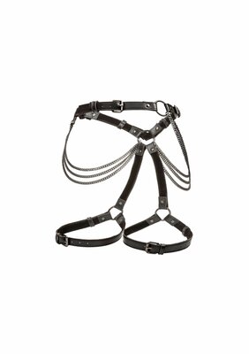 Chain Thigh Harness - Black