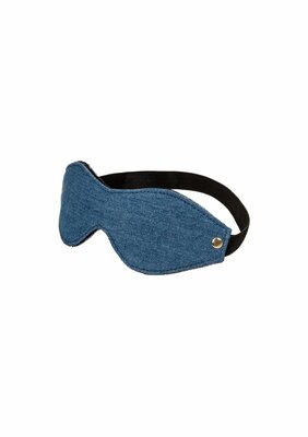 Ride Em Denim Eye Mask - Blue