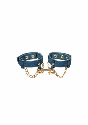 Ride Em Denim Ankle Cuffs - Blue