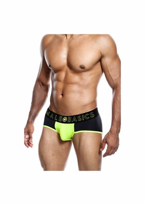 MaleBasics Neon Brief - Yellow - XL