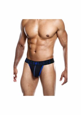 MaleBasics Neon Thong - Blue - S
