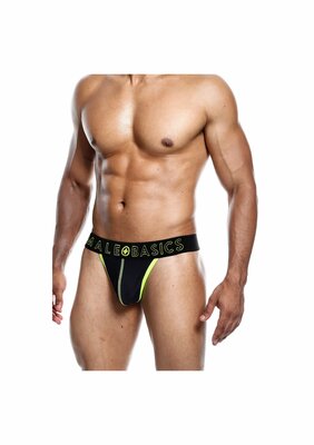MaleBasics Neon Thong - Yellow - XL