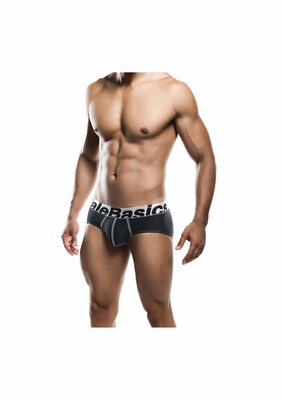 MaleBasics Microfiber Brief - Black - M